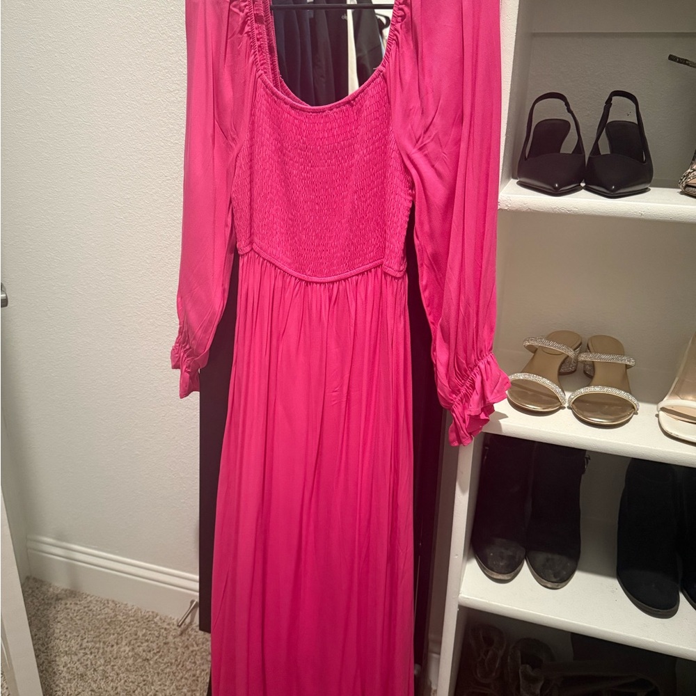 Elegant Pink Maxi Dress LIKE NEW